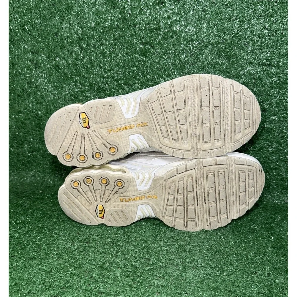 Nike Air Max Plus III‎ White Tuned Running Shoes Comfort Sneakers Mens Size 9